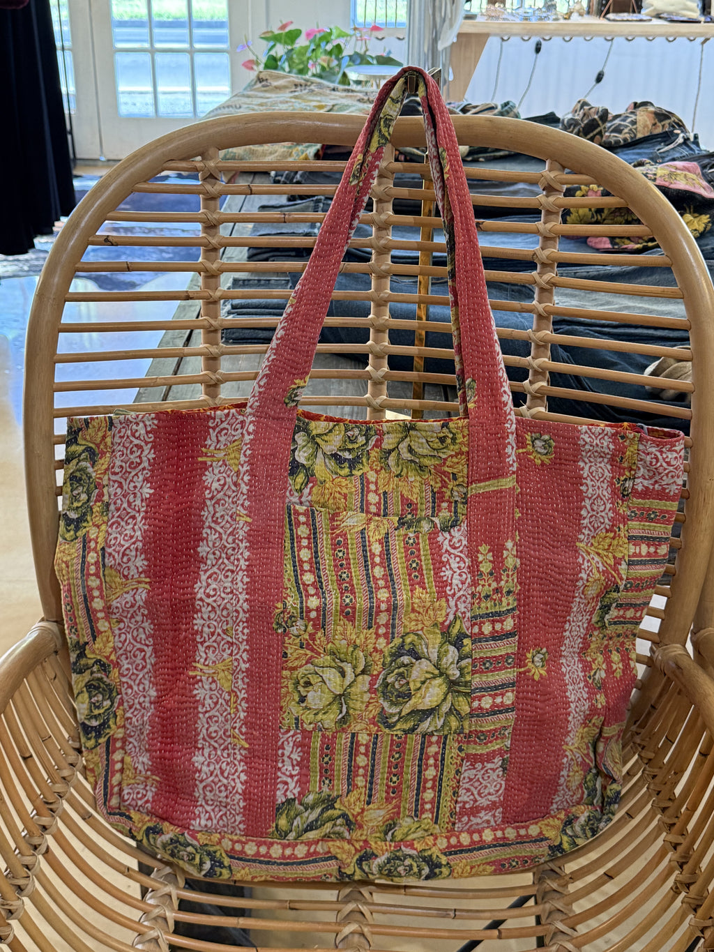 #1 Kantha Bag XL