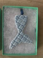 Blue Mermaid Tail Ornament