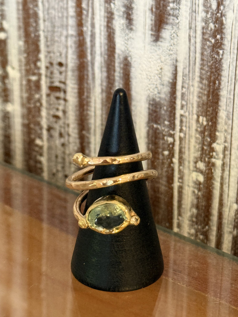 Aquamarine Wrap Ring