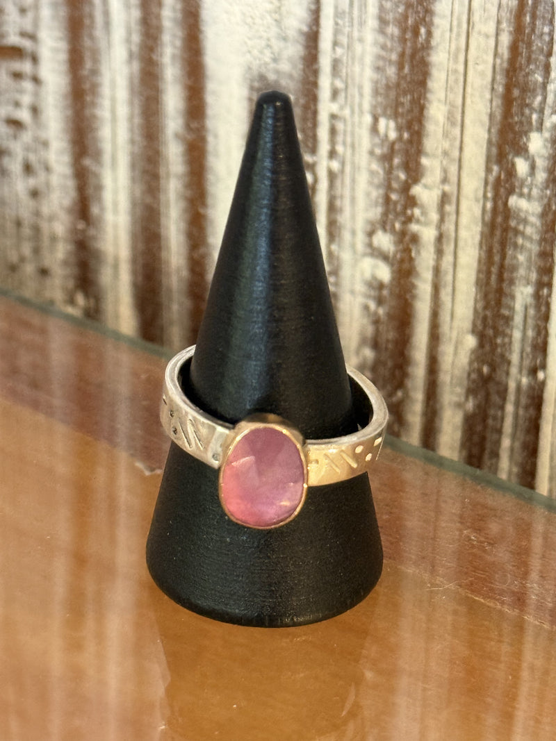 Pink Tourmaline Ring