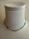 Zircon and Green Onyx Necklace