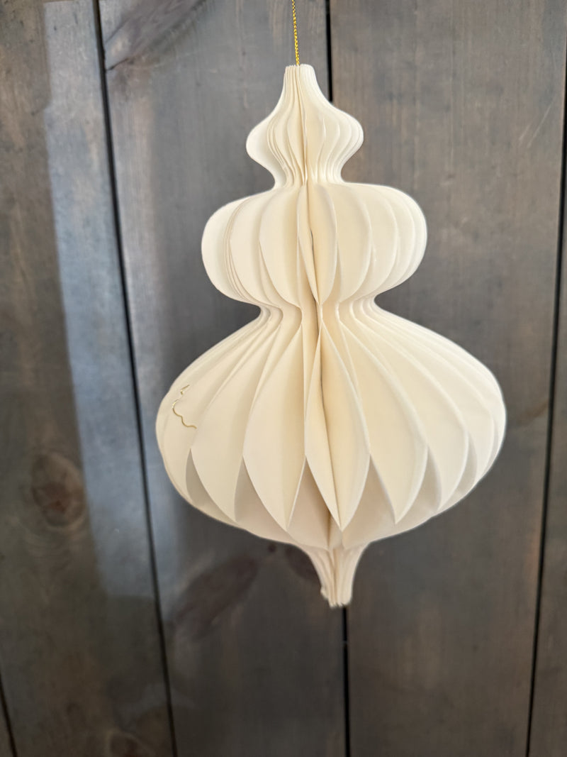 Paper Honeycomb Ornaments