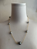 Multi Tahitian Pearl Necklace