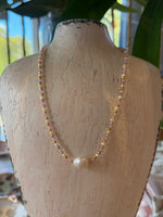 Gemstone Goldie Necklace