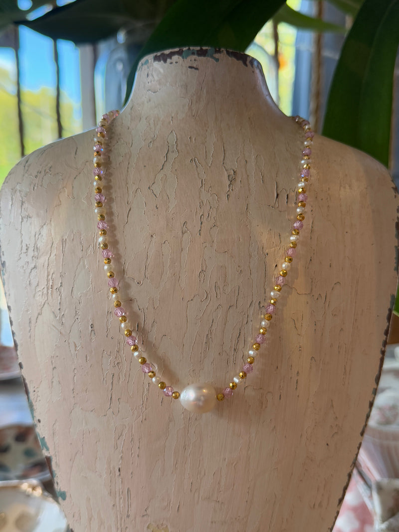 Gemstone Goldie Necklace