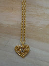 White Topaz Heart Necklace (AS)