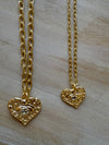 White Topaz Heart Necklace (AS)