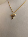 Crystal Shark Tooth Necklace