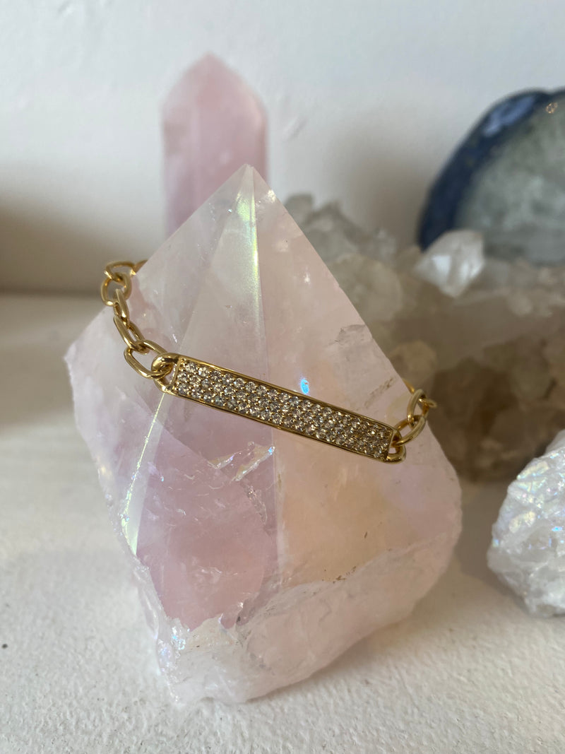 Topaz Bar Bracelet (a.s)