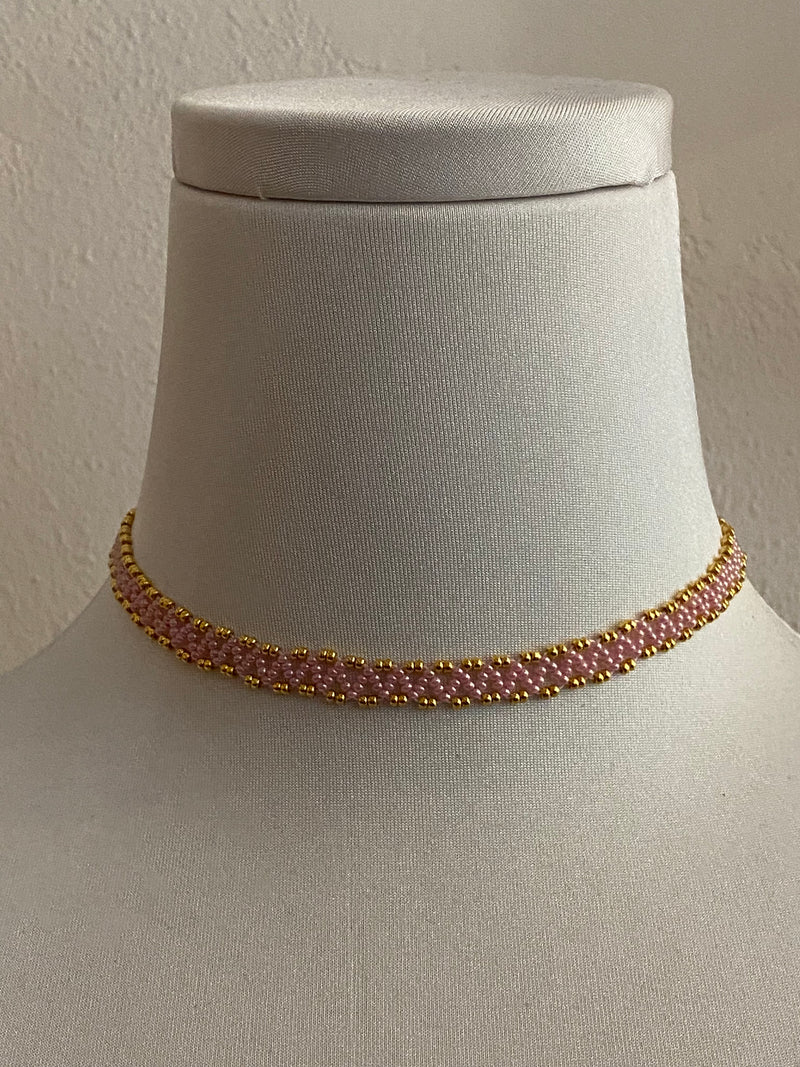 Zig Zag Bead Necklace