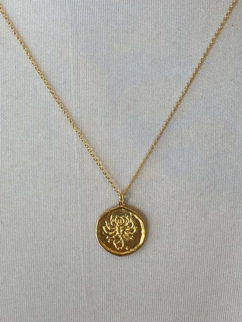 Zodiac Charm Pendant Scorpio