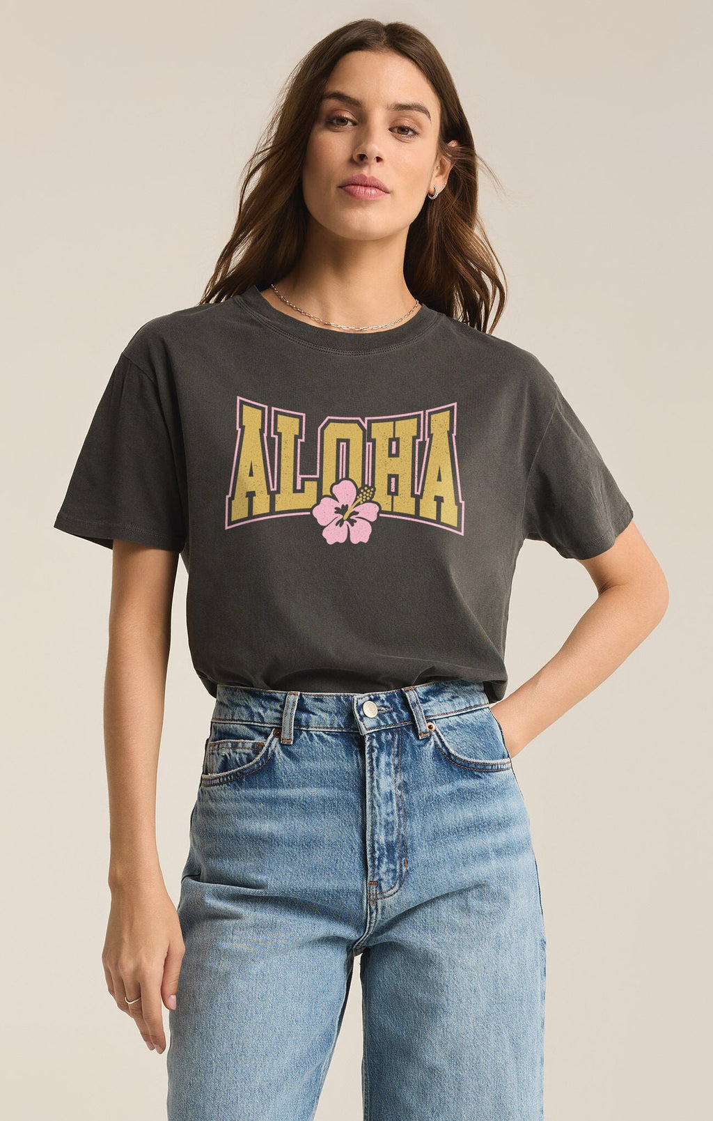 Aloha Flower Boyfriend Tee