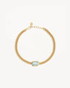 Calm your Soul Topaz Curb Bracelet