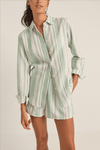 Dinero Stripe Beach Shirt