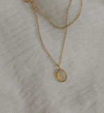 Ethiopian Opal Oval Pendant