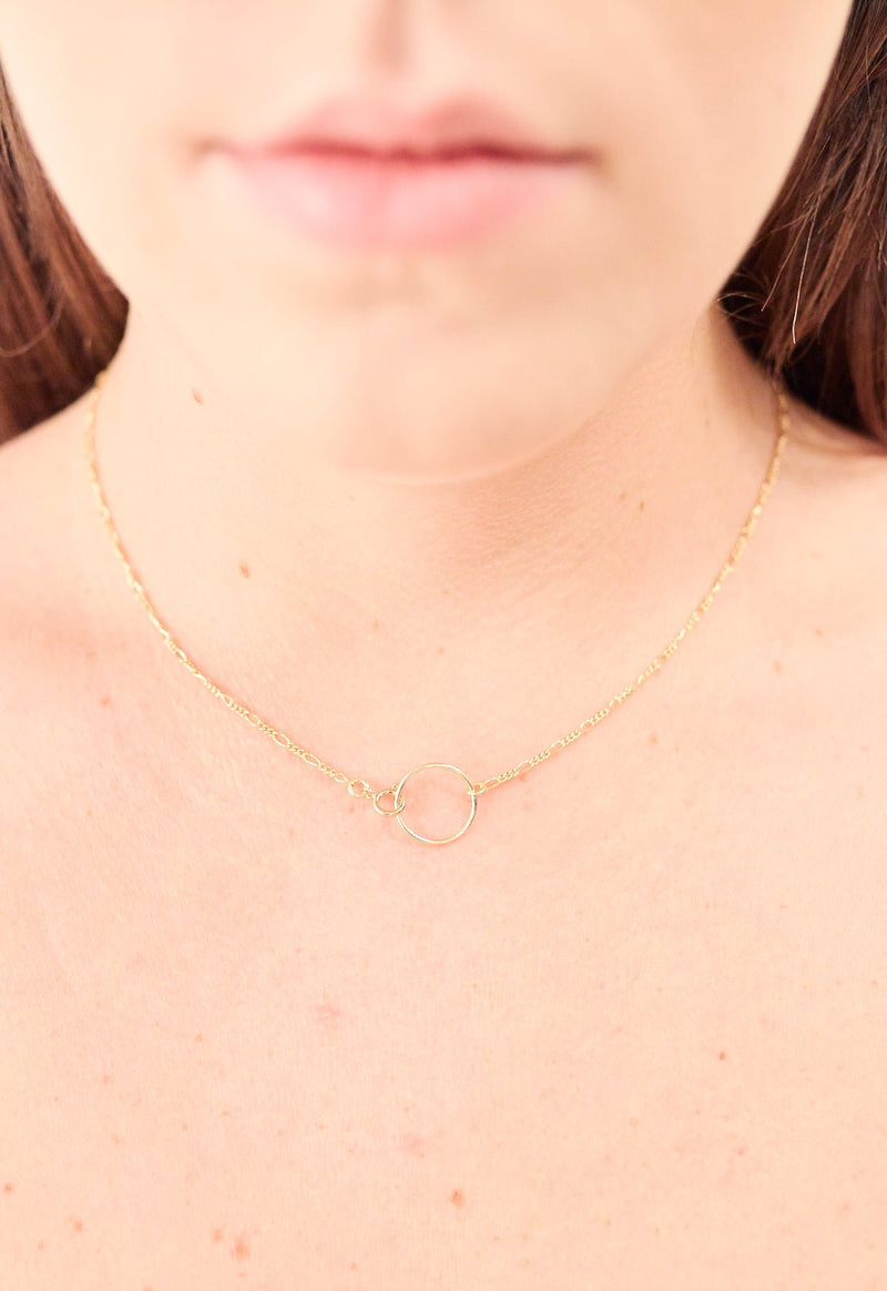 Figaro Chain Circle Choker