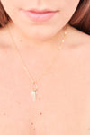 Fringe Pendant Necklace