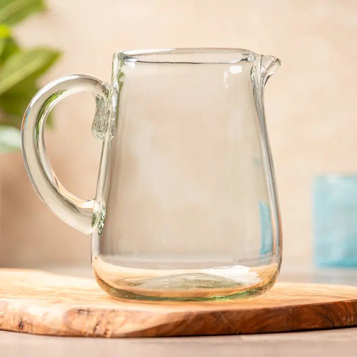 Handblown Glass Pitcher