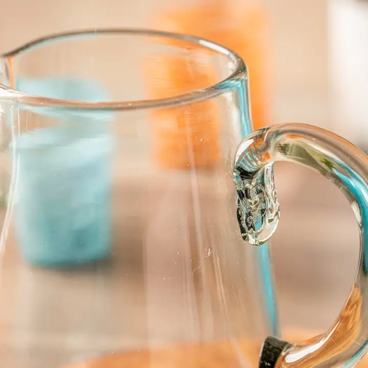 Handblown Glass Pitcher