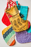 Kantha Christmas Stocking