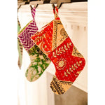 Kantha Christmas Stocking