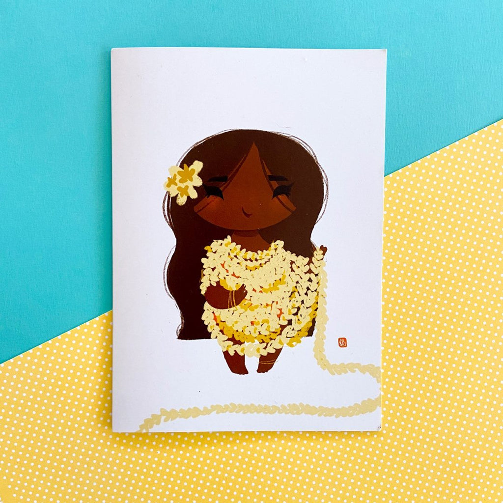 Little Lei Greeting Card