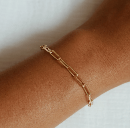 Mid Paperclip Chain Bracelet