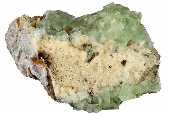 Moroccan Green Fluorite Cluster