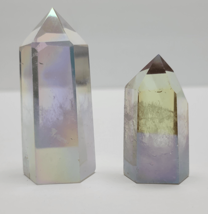 Polished Angel Aura Quartz Point