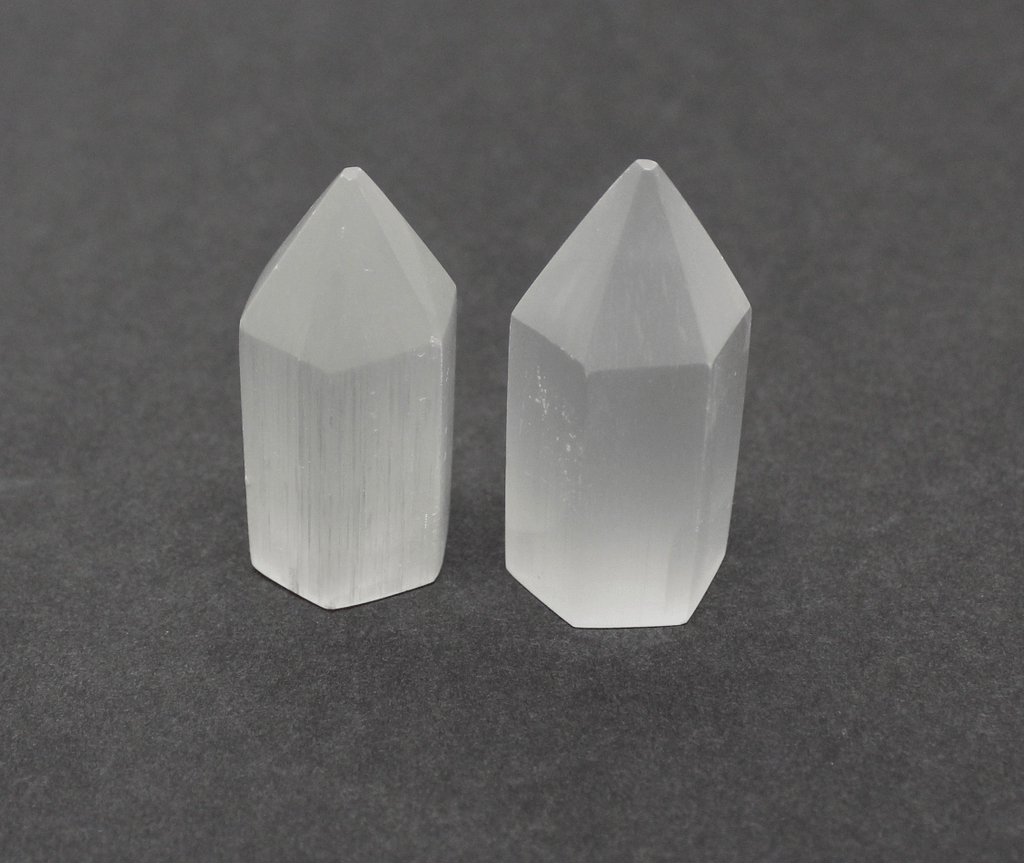 Polished Selenite Point