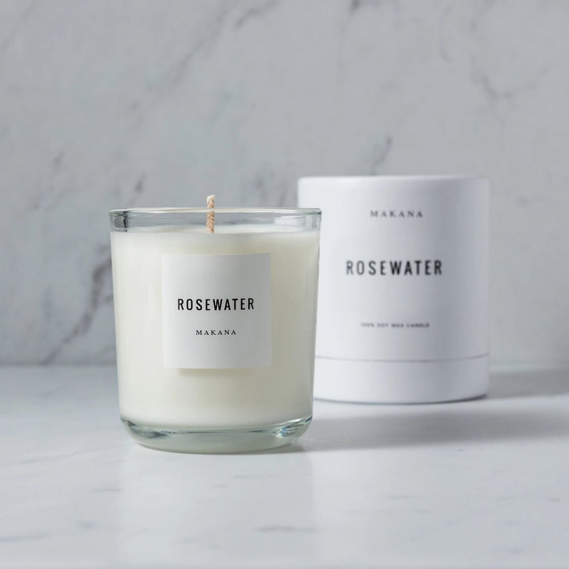 Rosewater Candle