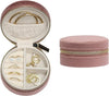 Round Travel Jewelry Case