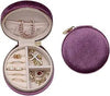 Round Travel Jewelry Case