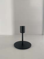 Sleek Black Candlestick Holders