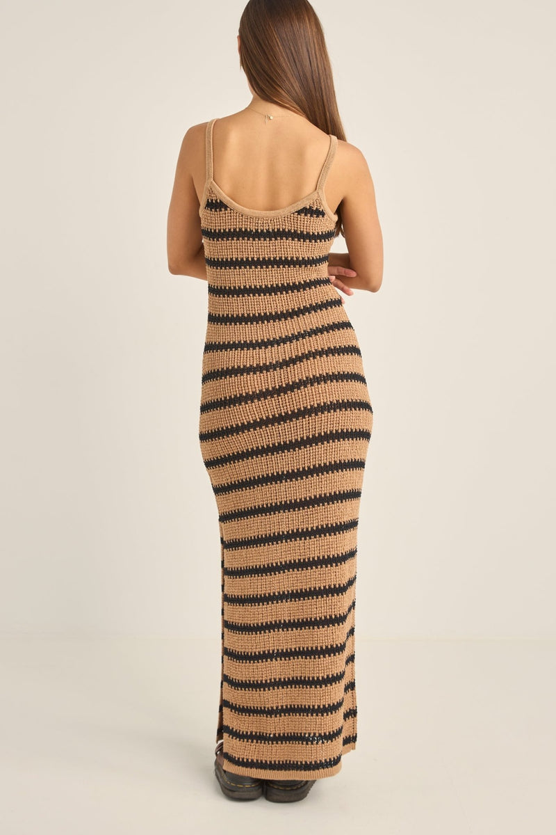 Sol Stripe Knit Maxi Dress