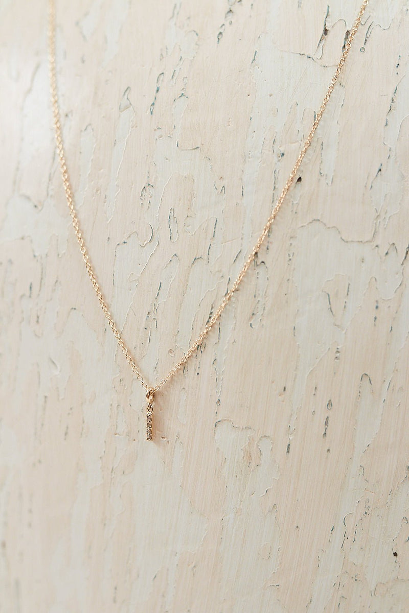 Sprinkle Diamond Pendant Necklace