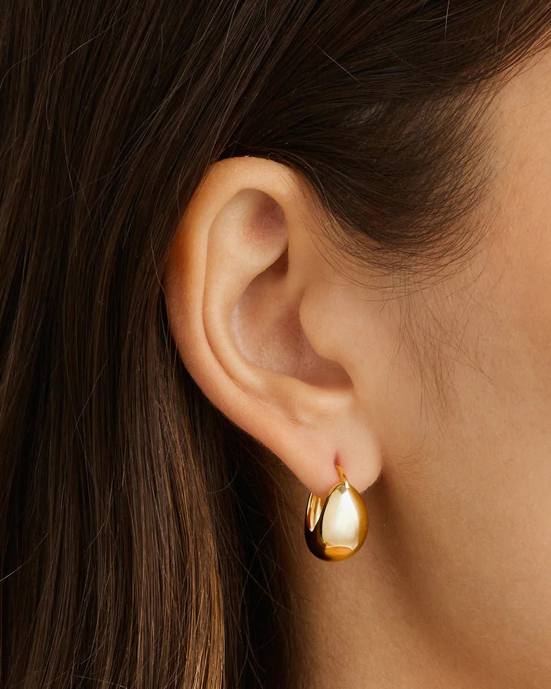 Sunkissed Small Hoops